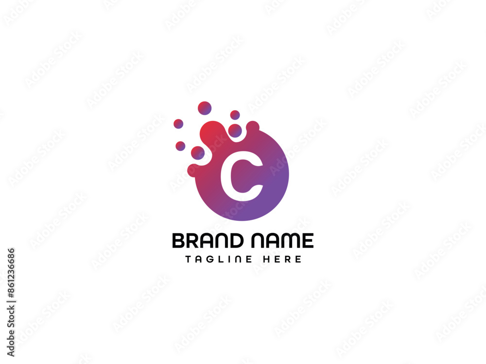 Monogram letter logo design template Monogram letter logo design template