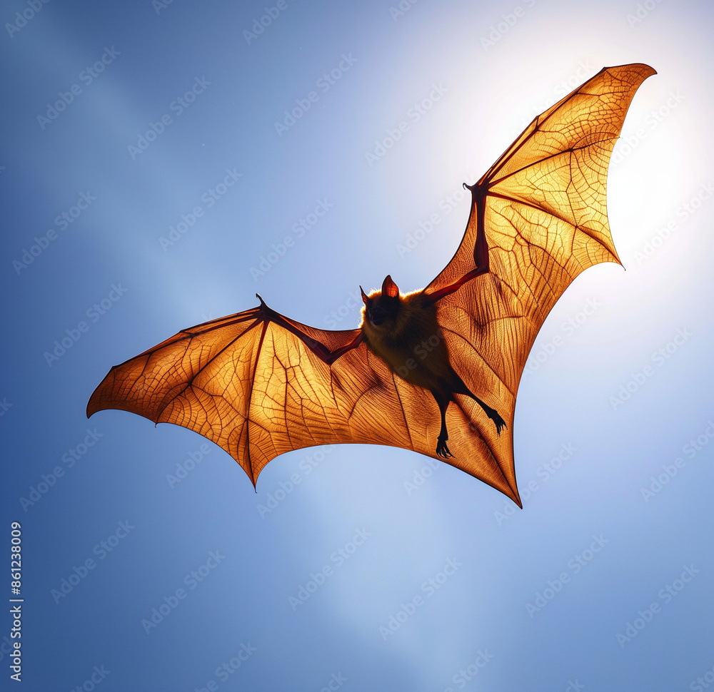 Naklejka premium flying bats