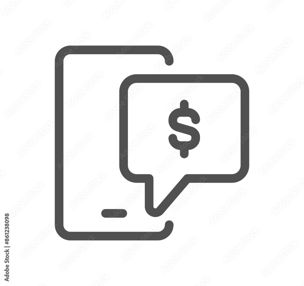 Payment method related icon outline and linear vector.
Payment method related icon outline and linear vector.