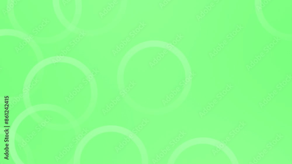 Green color multiple circular shapes complex design abstract geometrical loop able background Green color multiple circular shapes complex design abstract geometrical loop able background