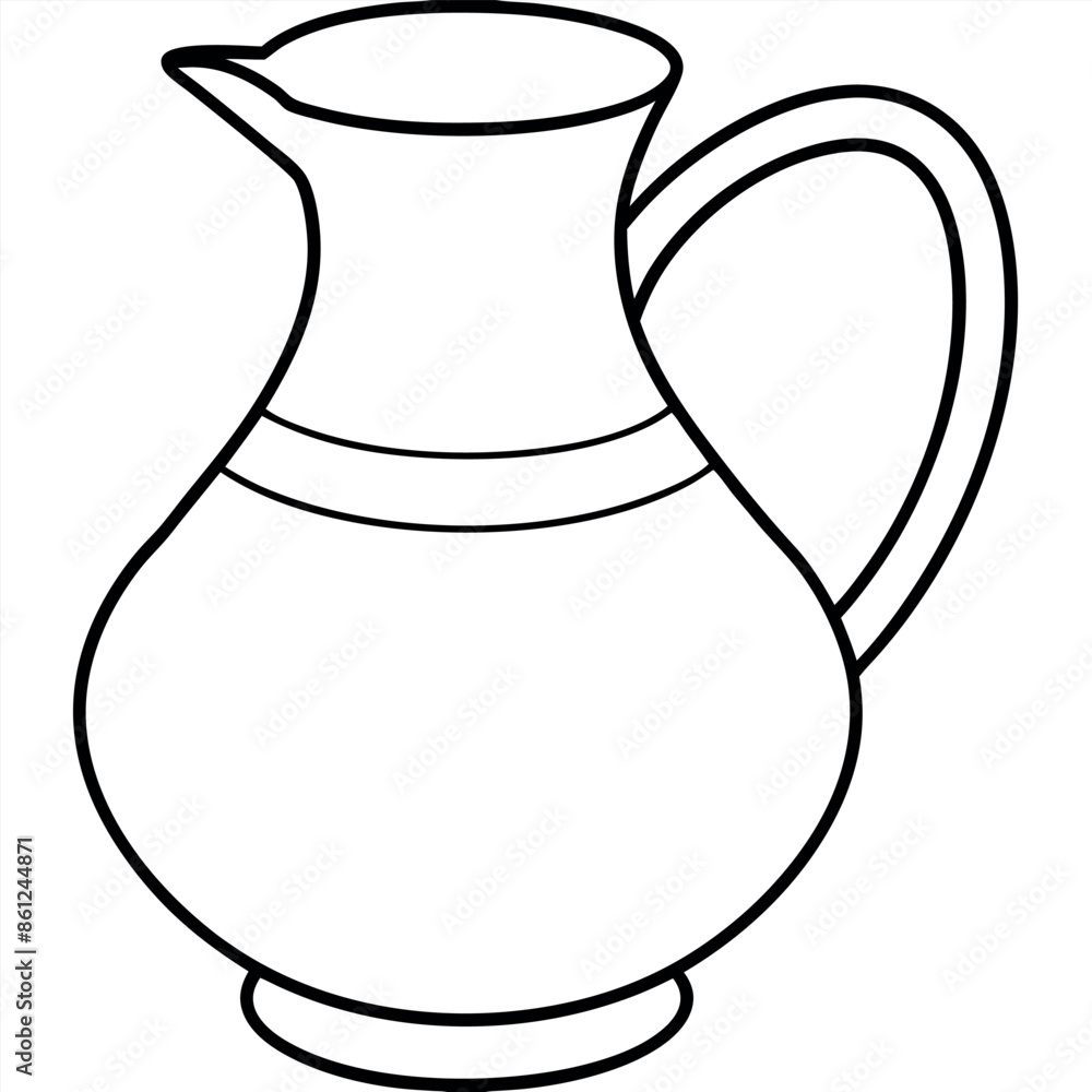 Cartoon Image of a Jug Playful Pitcher Design with a Cute Cartoon Drawing of a Jug
Cartoon Image of a Jug Playful Pitcher Design with a Cute Cartoon Drawing of a Jug
