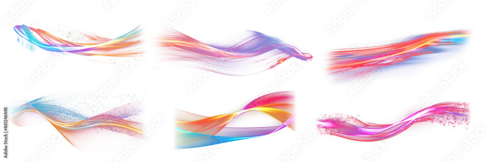 Light effects png cut out element set Light effects png cut out element set