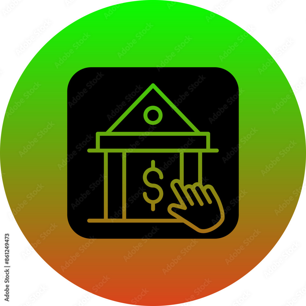 Mobile Banking Icon