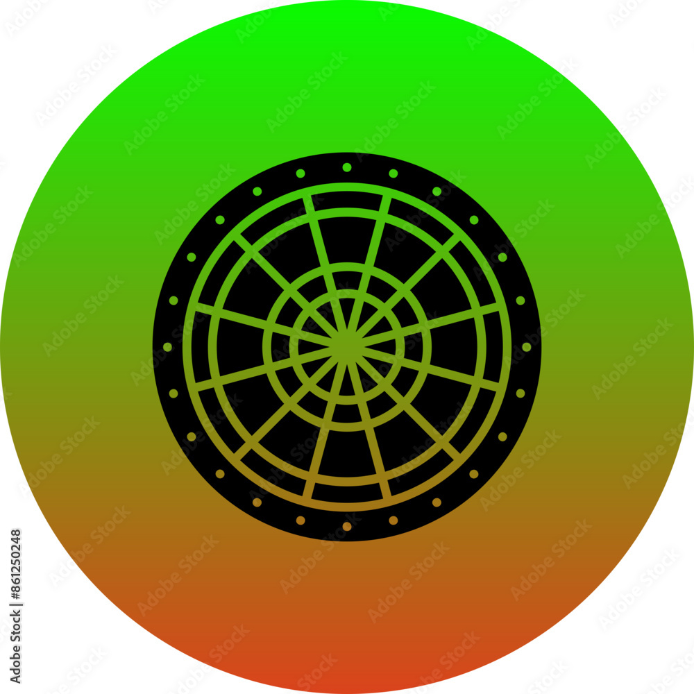 Dart Board Icon Dart Board Icon