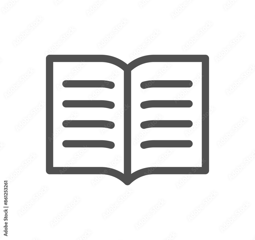 Book related icon outline and linear vector.
Book related icon outline and linear vector.