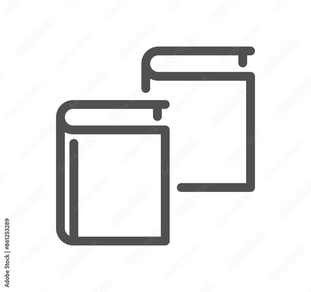 Book related icon outline and linear vector.
Book related icon outline and linear vector.