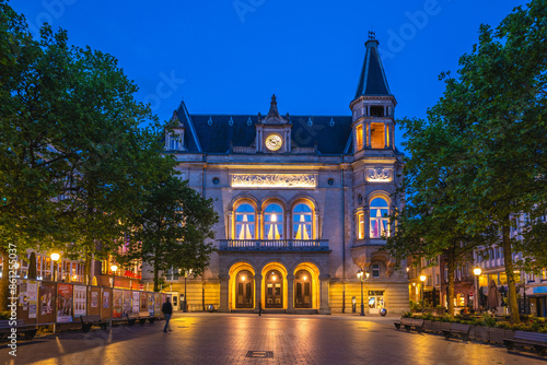 The Cercle Municipal, or Cercle Cite, a historic building located at Ville Haute quarter of Luxembourg City photo