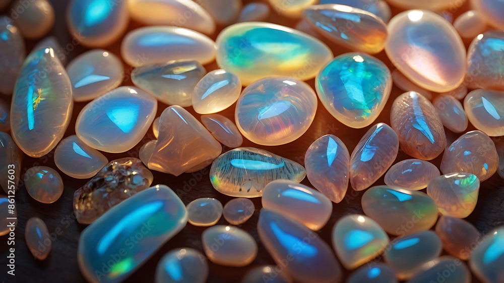 Opal Stone with Opalescent Sheen Opal Stone with Opalescent Sheen