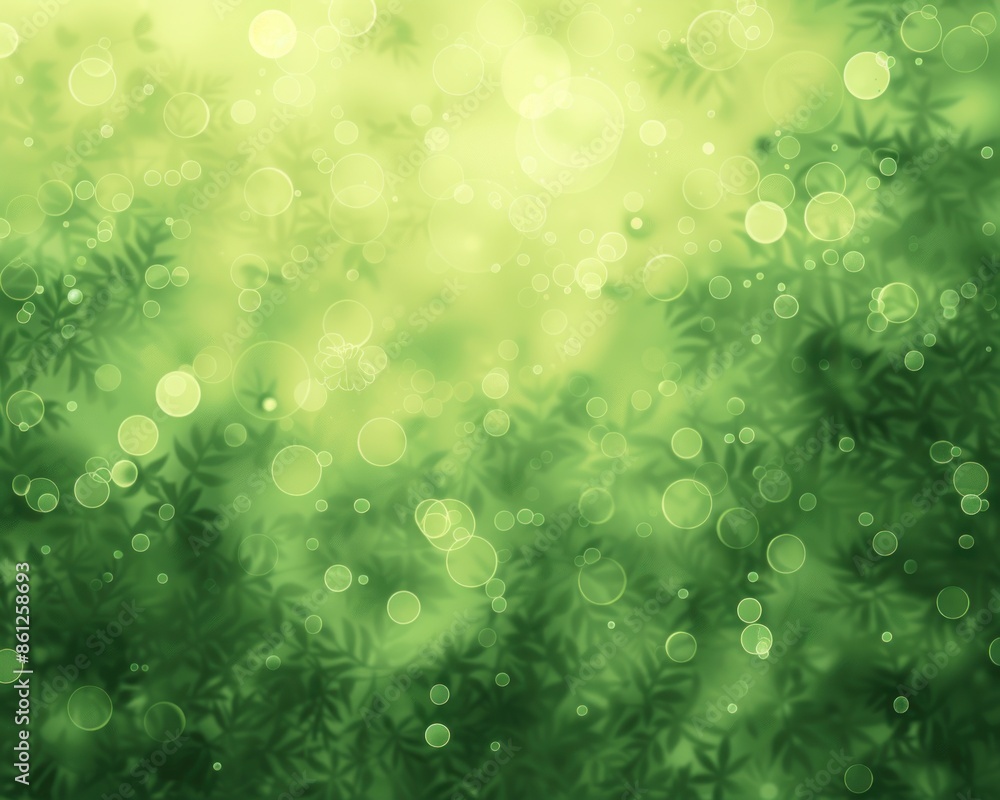 Obraz premium green background soft warm boken seamless