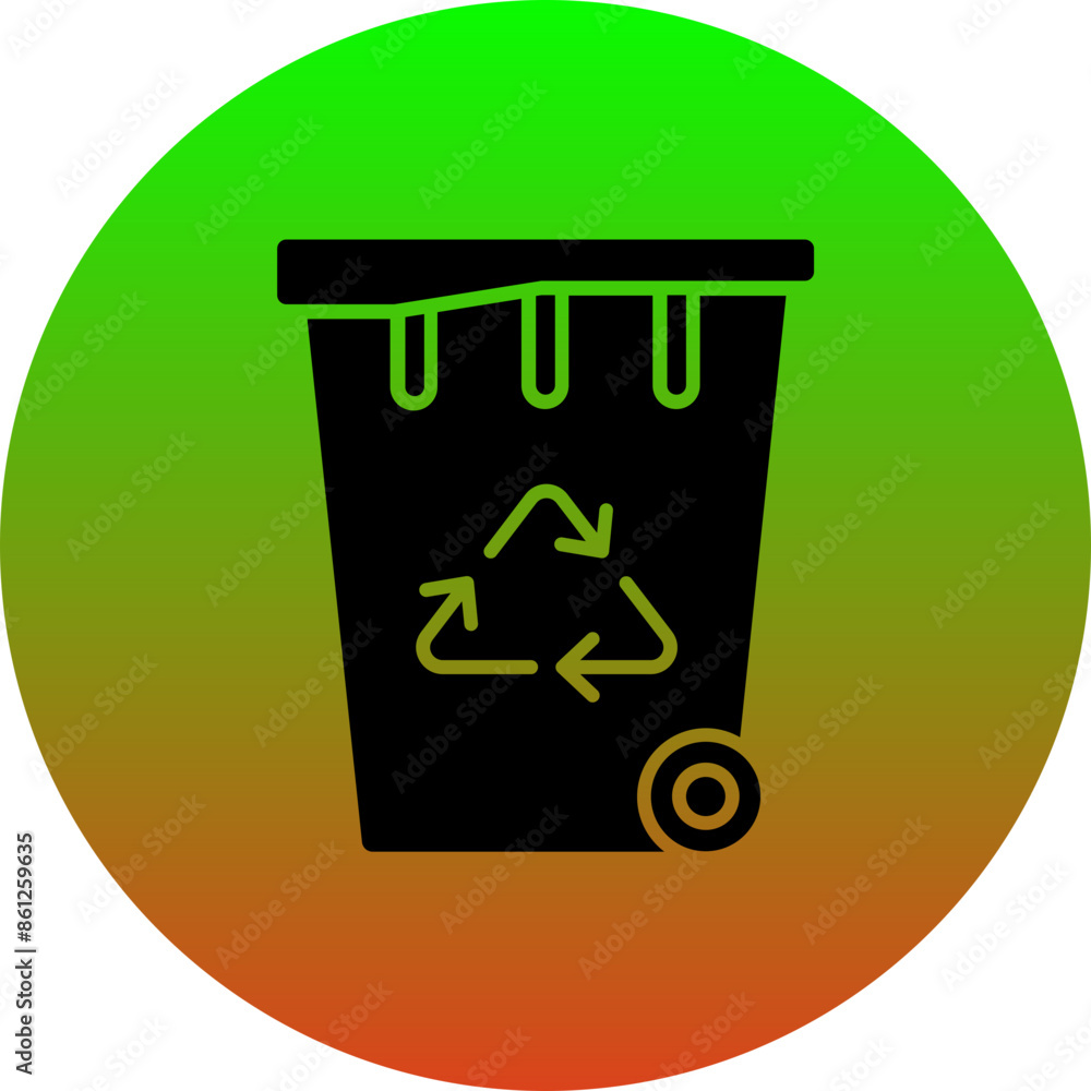 Recycling Bin Icon Recycling Bin Icon