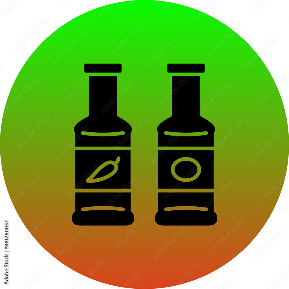 Sauce Bottle Icon Sauce Bottle Icon