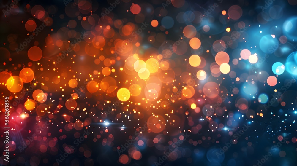 Obraz premium Colorful lights close up