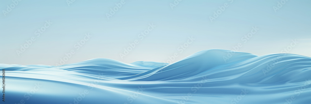 blue waves on blank light blue background, simple and minimalistic background for business, technology and digital art blue waves on blank light blue background, simple and minimalistic background for business, technology and digital art