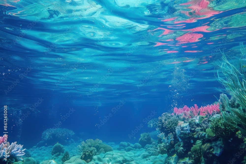 Fototapeta premium Underwater background