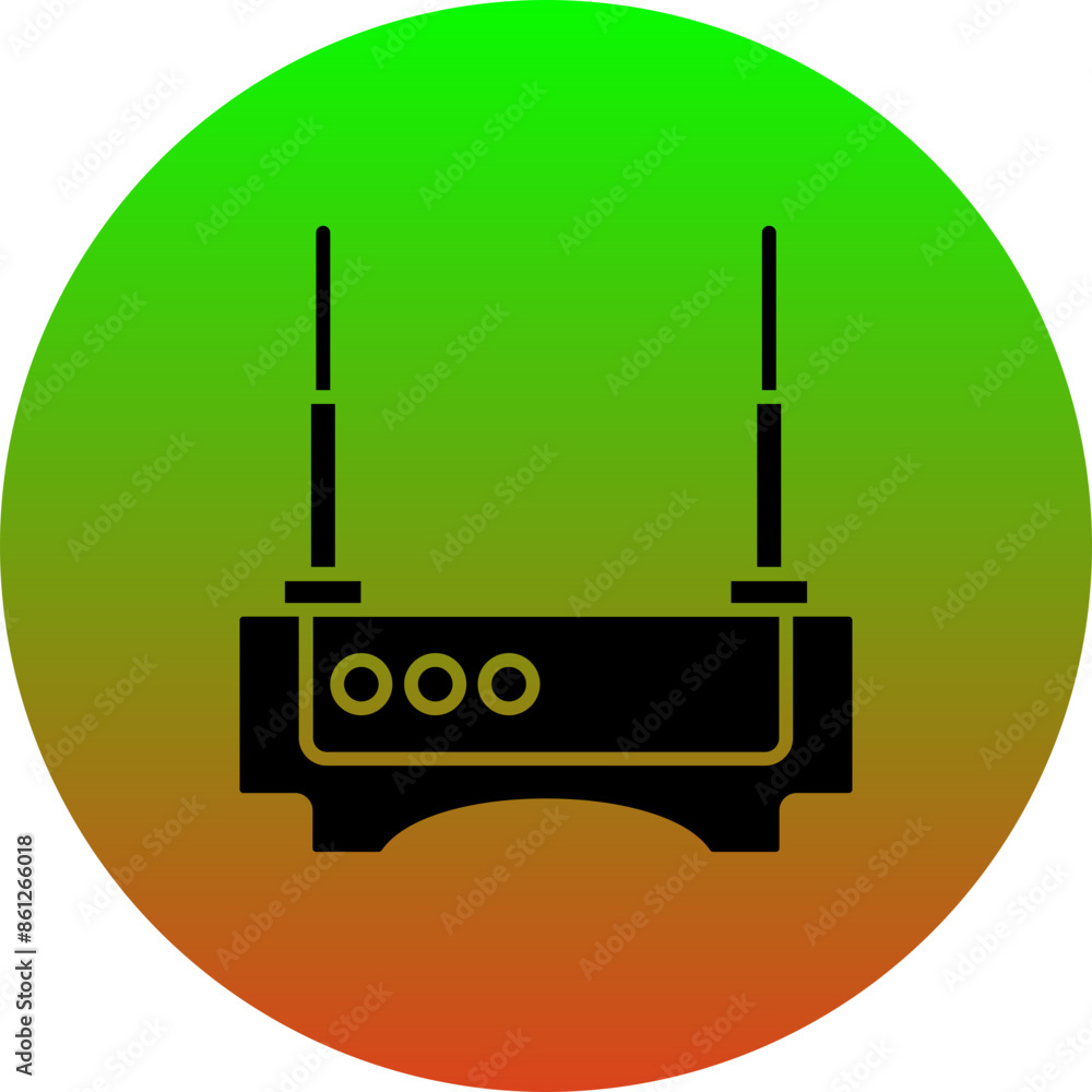 Fototapeta premium Router Icon