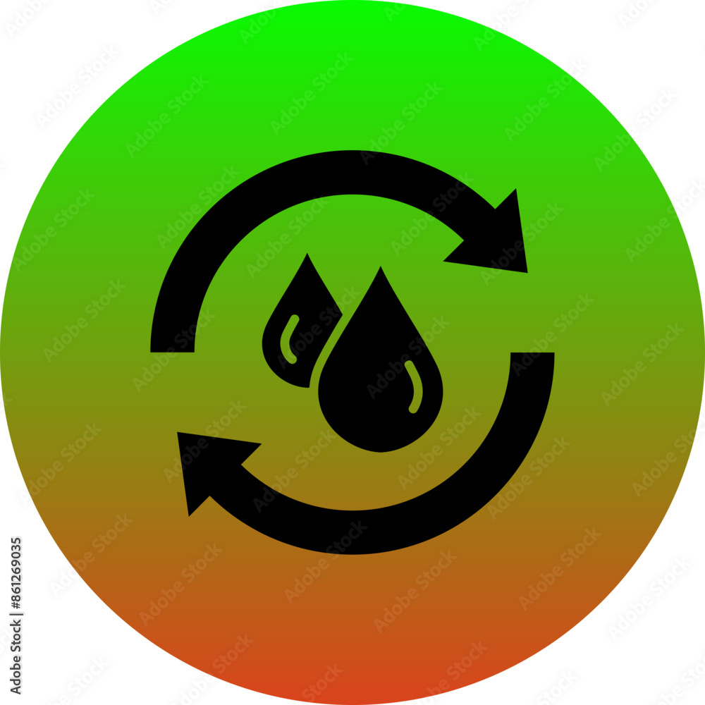 Reuse Water Icon Reuse Water Icon
