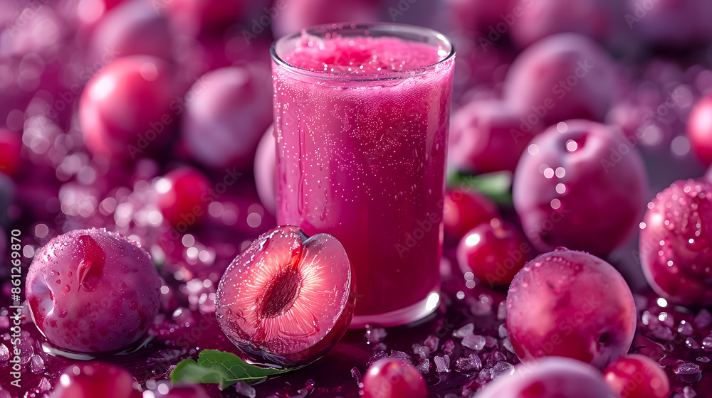 Product photo of natural plum juice Product photo of natural plum juice