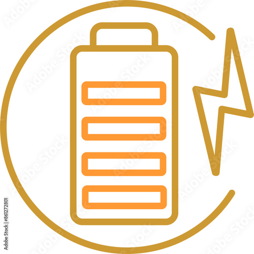 Charge Battery Vector Icon