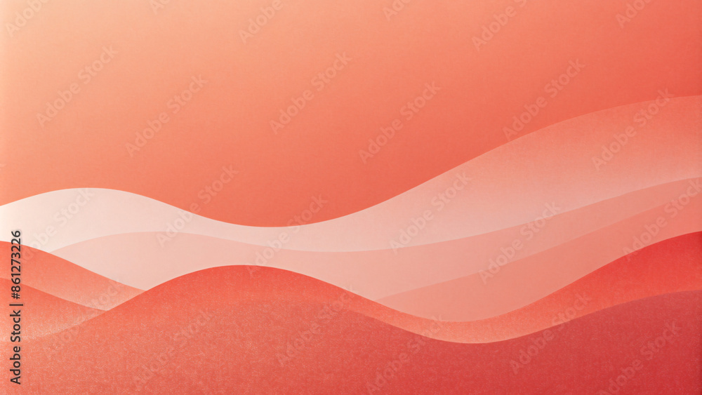 Obraz premium Abstract peach color background with flowing wavy lines in a vector design style