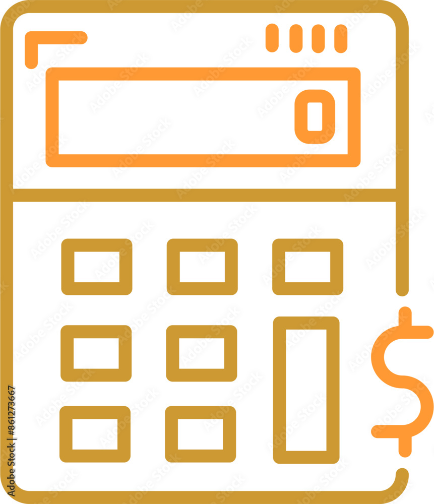 Calculations Vector Icon Calculations Vector Icon