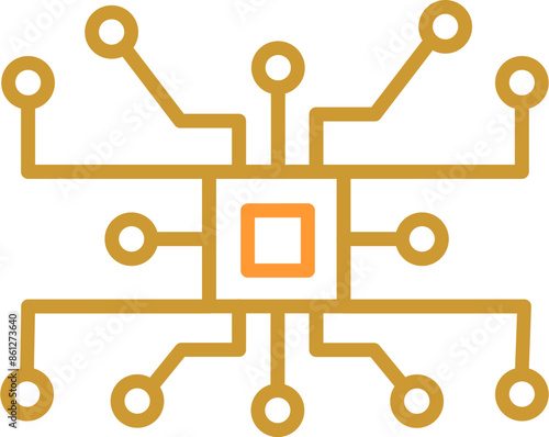 Circuit Vector Icon