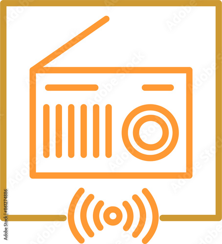 Radio Vector Icon