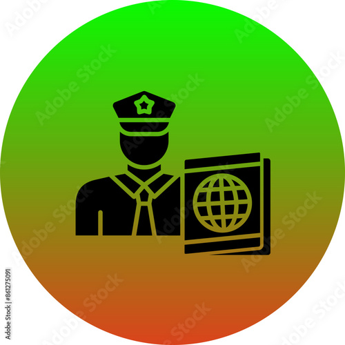 Passport control Icon