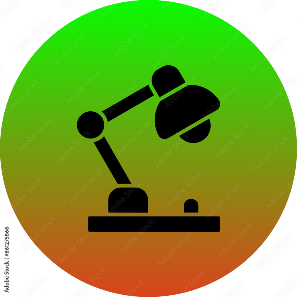 Desk Lamp Icon Desk Lamp Icon
