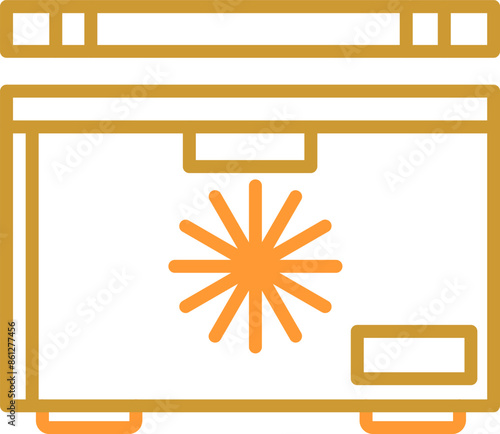 Freezer Vector Icon