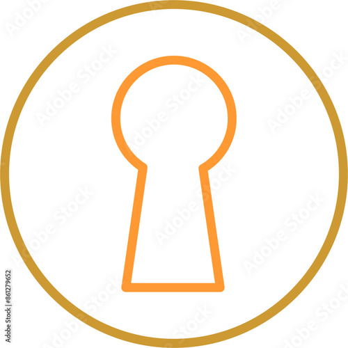 Keyhole Vector Icon