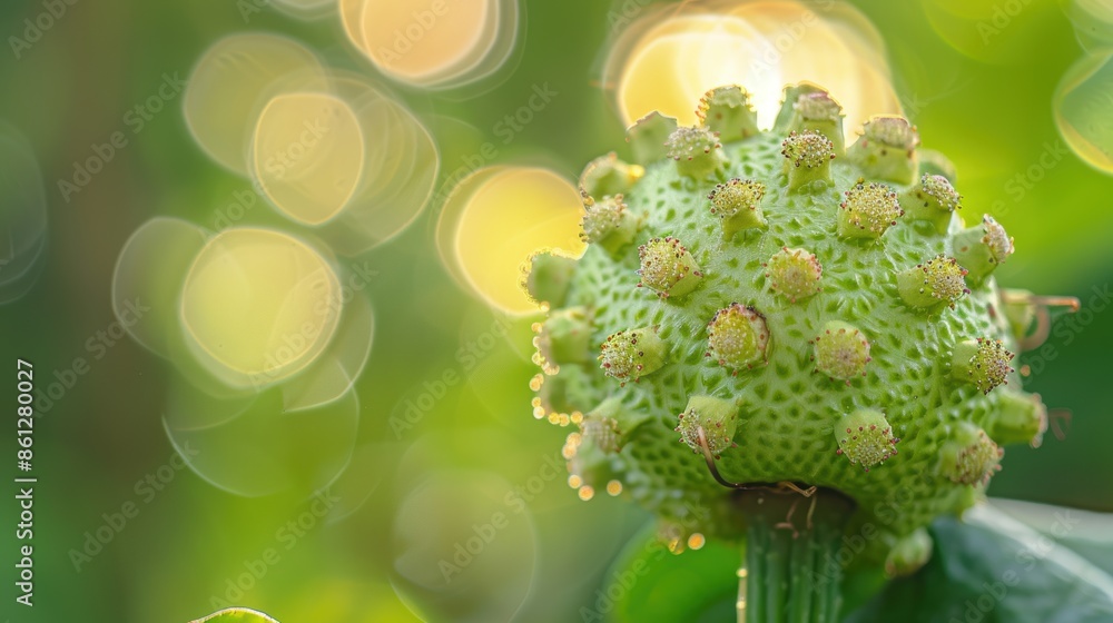 The fruit of the Java cucumber, or Alsomitra macrocarpa, is the size of ...