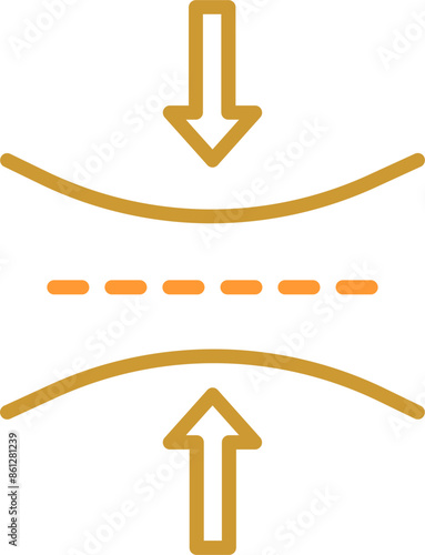 Elasticity Vector Icon
