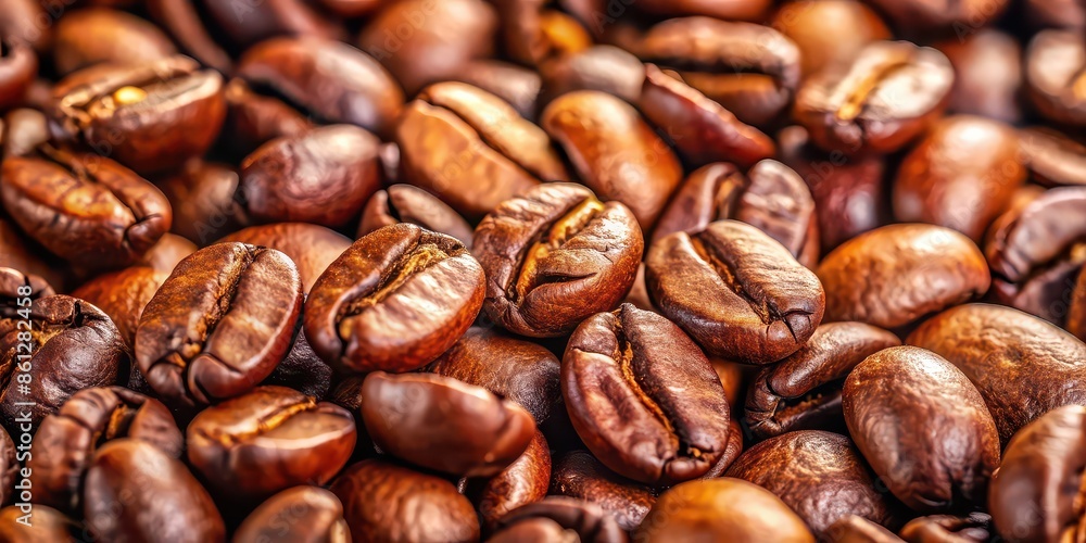 Close-up of freshly roasted coffee beans with rich aroma and texture, roasted, coffee, beans, close-up, fresh, aroma, texture Close-up of freshly roasted coffee beans with rich aroma and texture, roasted, coffee, beans, close-up, fresh, aroma, texture