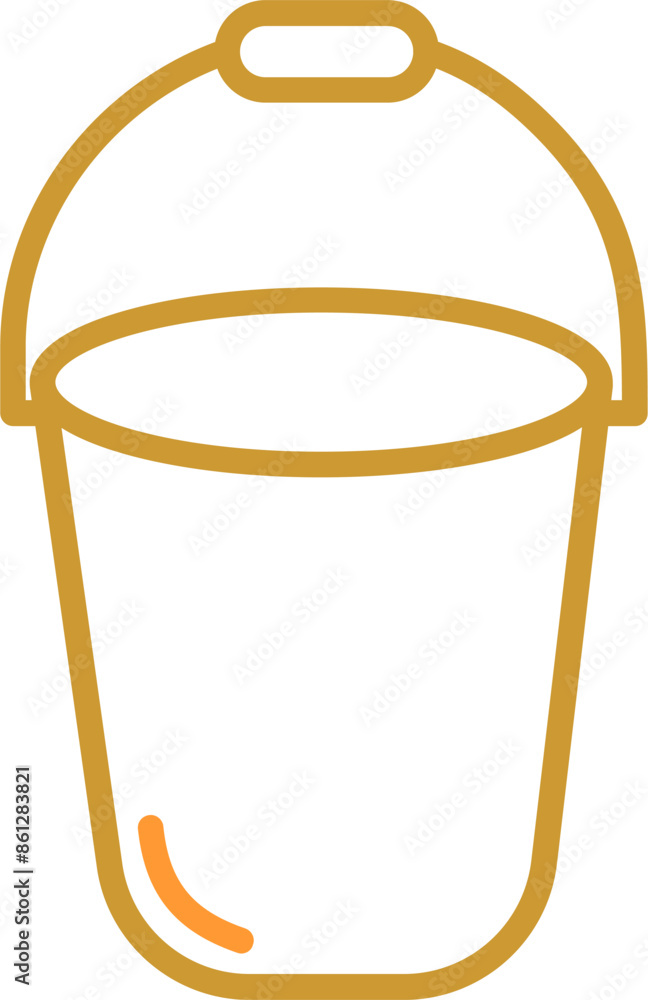 Bucket Vector Icon Bucket Vector Icon