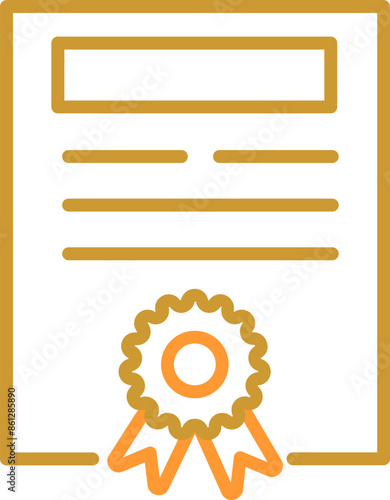 Certificate Vector Icon