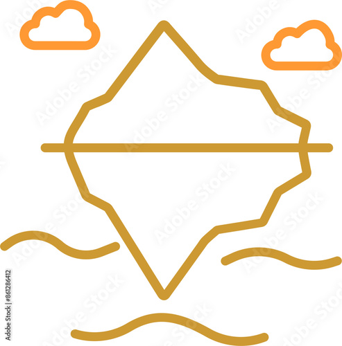 Iceberg Vector Icon
