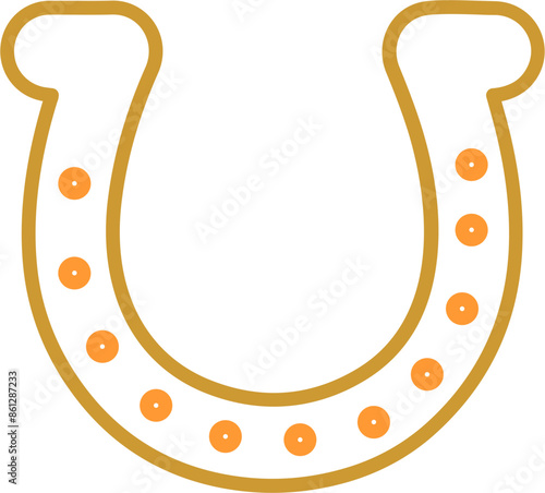 Horse Shoe Vector Icon