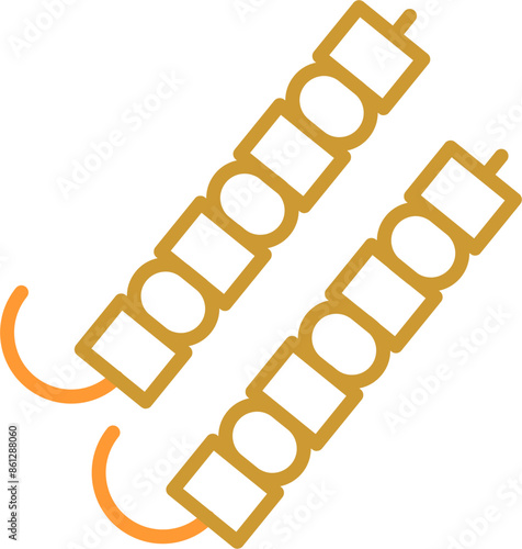 Skewer Vector Icon