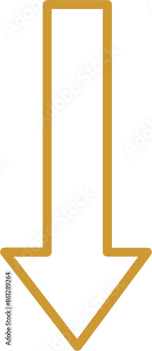 Arrow Down Vector Icon