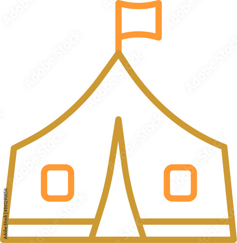 Tent Vector Icon