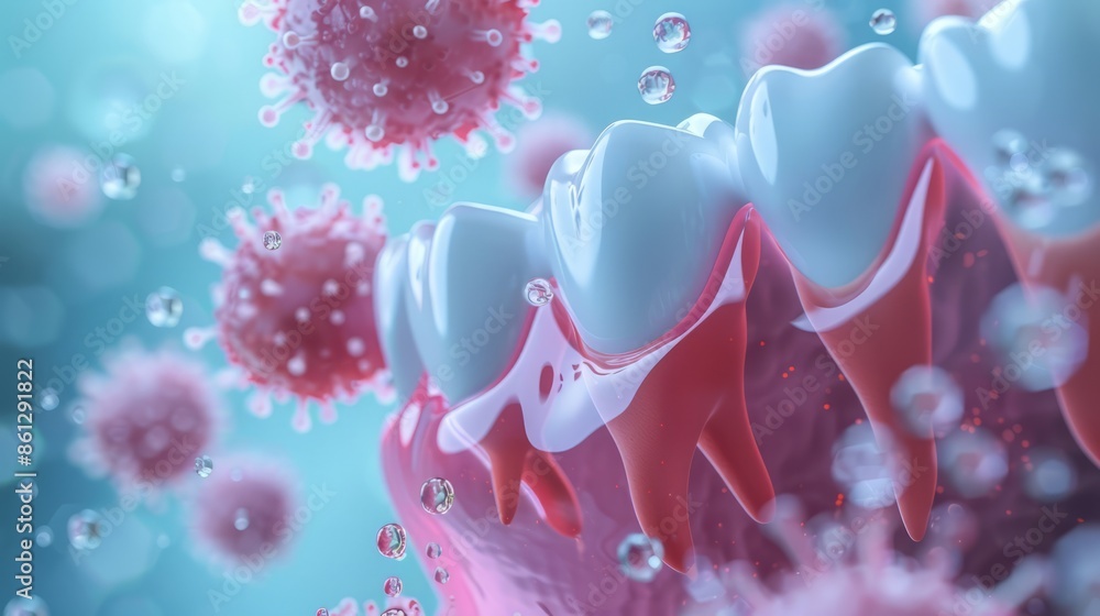 Rotting Gums Periodontitis also called gum disease. A serious gum infection that ...