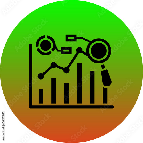 Predictive chart Icon