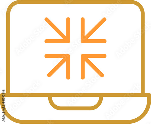 Minimize Vector Icon