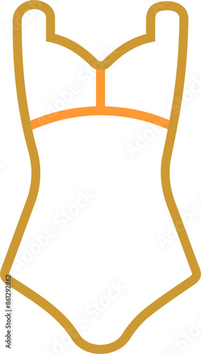 Swim Suit Vector Icon