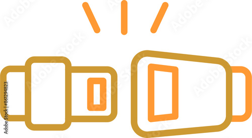 Seat Belt Vector Icon