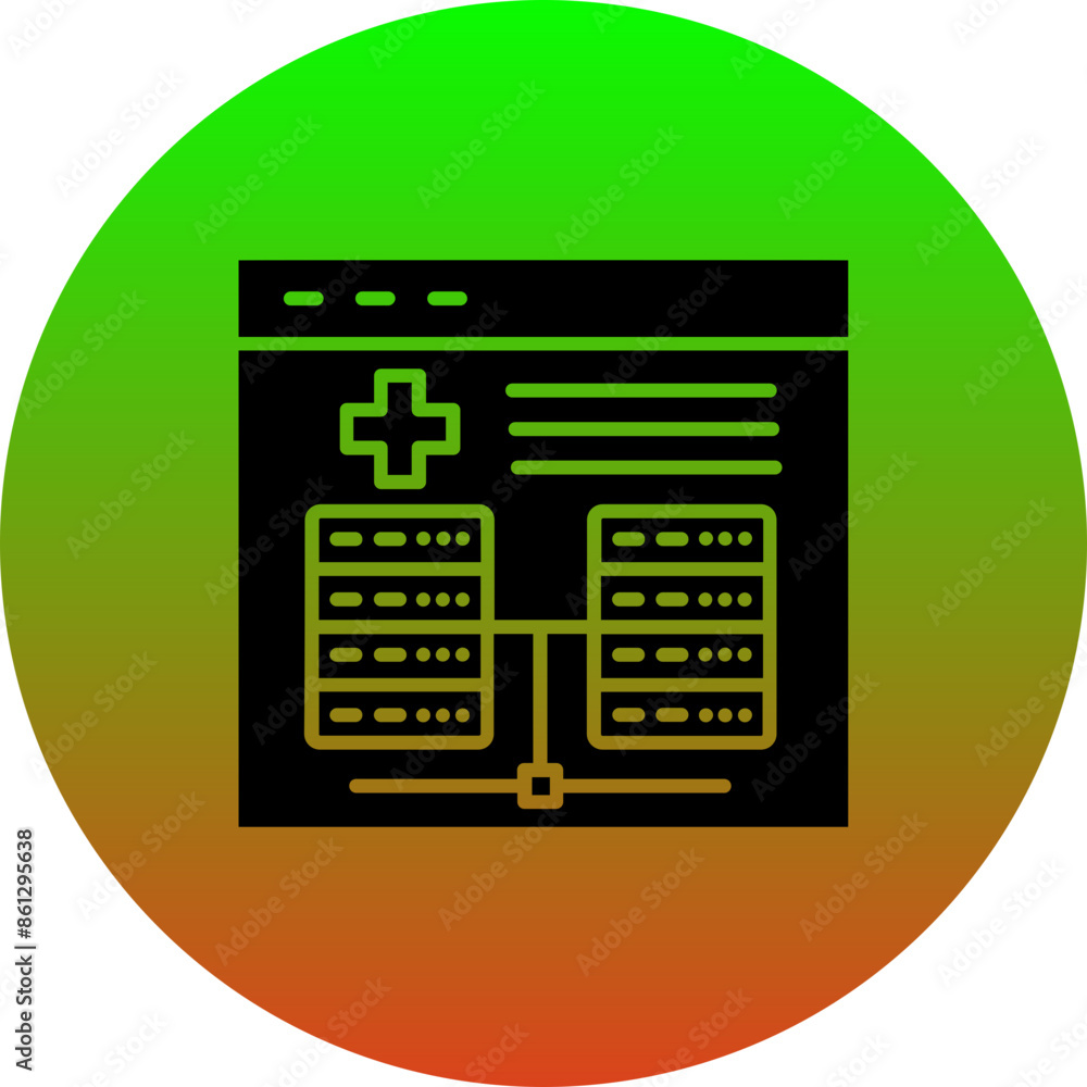 Online database Icon Online database Icon