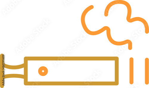 Electronic Cigarette Vector Icon
