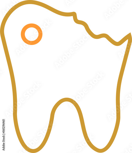 Caries Vector Icon
