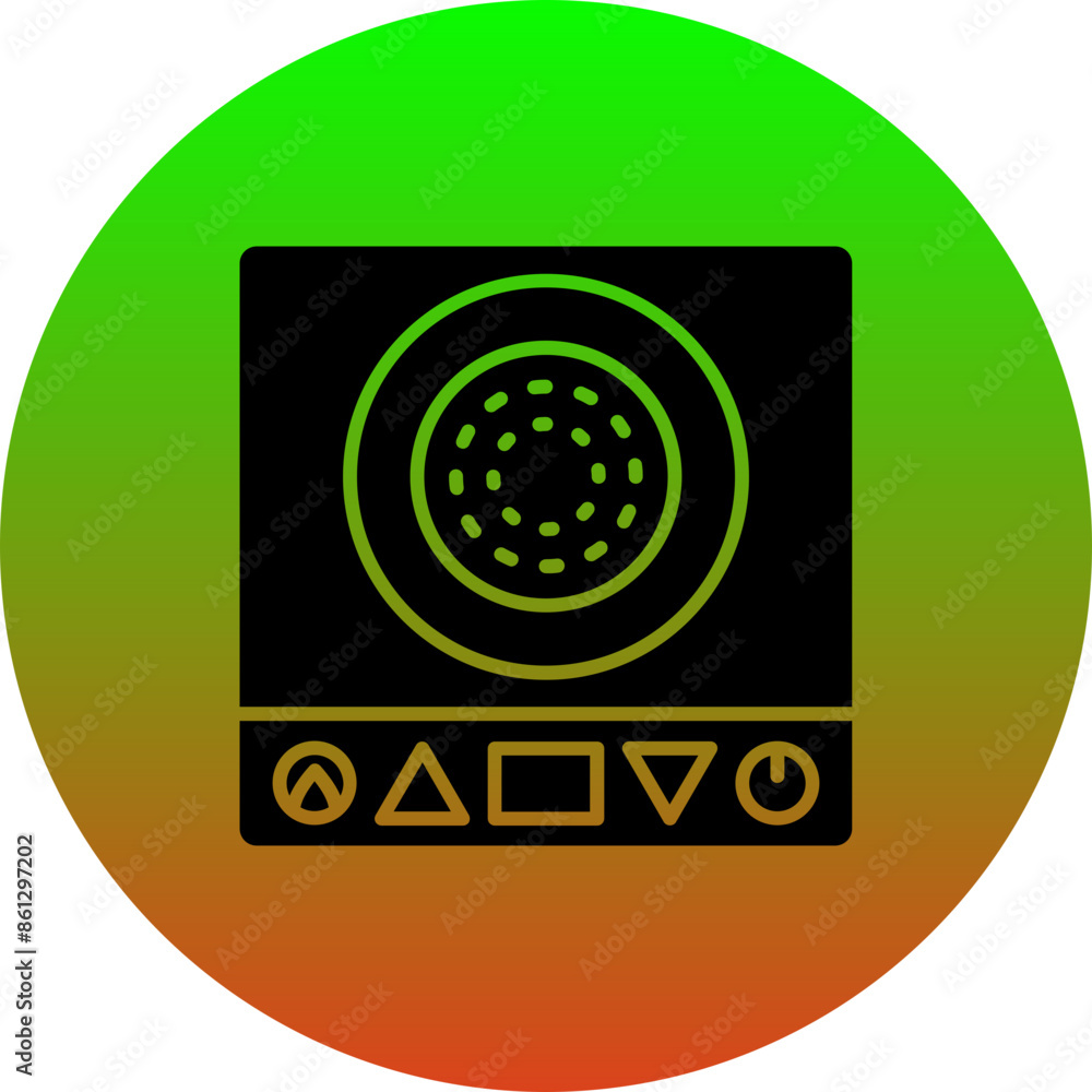 Naklejka premium Hob Icon