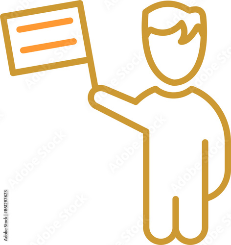 Protest Vector Icon